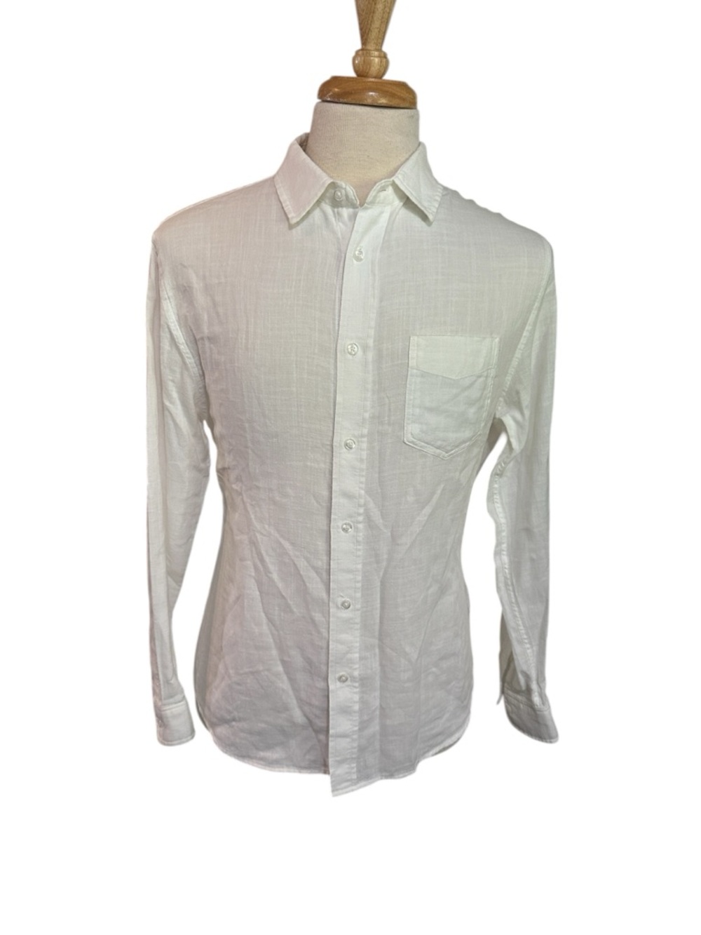Rails Wyatt Men’s Shirt Sz M Long Sleeve Button Cotton White